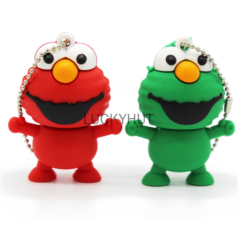 Pendrive 2TB Boneka Sesame Street 1GB 8GB 16GB 32GB 64GB Pendrive 1TB 128GB Untuk Hadiah