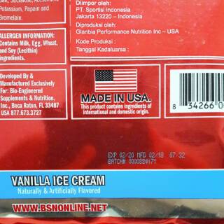 Suplemen Fitnes BSN Syntha Ecer Whey Protein Ecer / Eceran