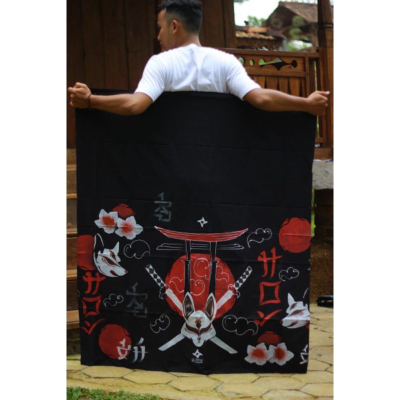 Sarung Lukis Akatsuki / Sarung Aatronot / Sarung Sasuke