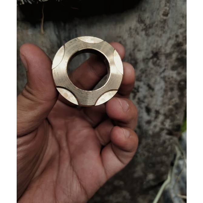 Manisan Ring Drat Kunci kontak kuningan dan Stainles stenlis CB CG 100 125 By Abra_sparepart