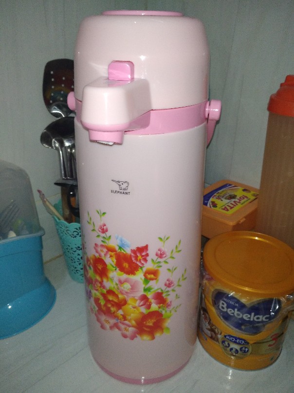 Termos Pencet Elephant Ap-2500 / Air Pot Vacuum Flask 2.5 Liter