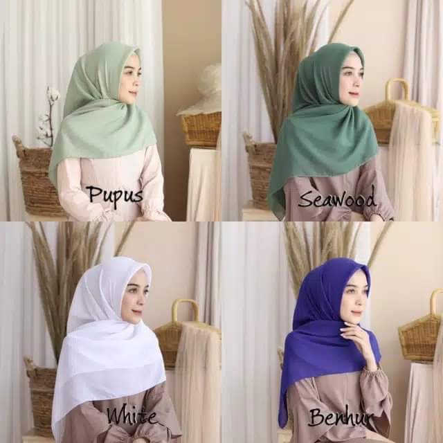 Daily Hijab Bella Square/Segiempat potton