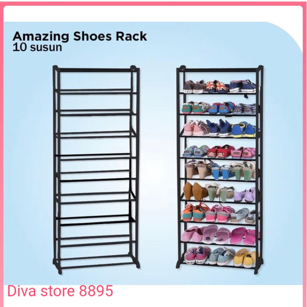 Amazing Shoes Rack Rak Sepatu Amazing 10 tingkat CL