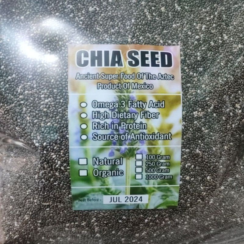 

Chia Seed organik mexico 1Kg
