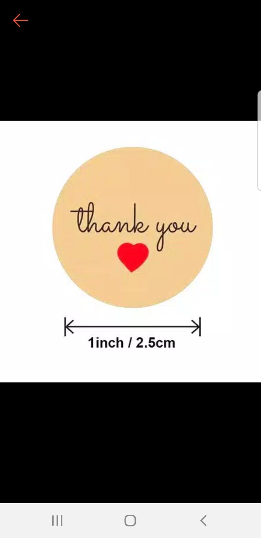 Stiker Sticker Thank You Segel Kemasan Baking Tools Decoration Packaging Kue Seal Sealer Kraft