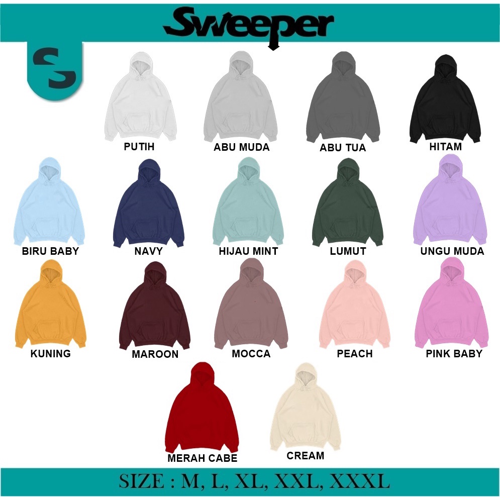 HOODIE POLOS PRIA &amp; WANITA BAHAN FLEECE