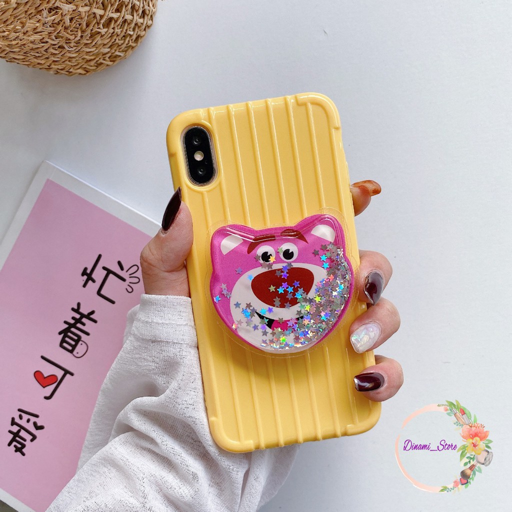 POPSOCKET GLITTER LUGGAGE KOPER SAMSUNG OPPO VIVO REALME XIAOMI IPHONE ALL TYPE DST1549