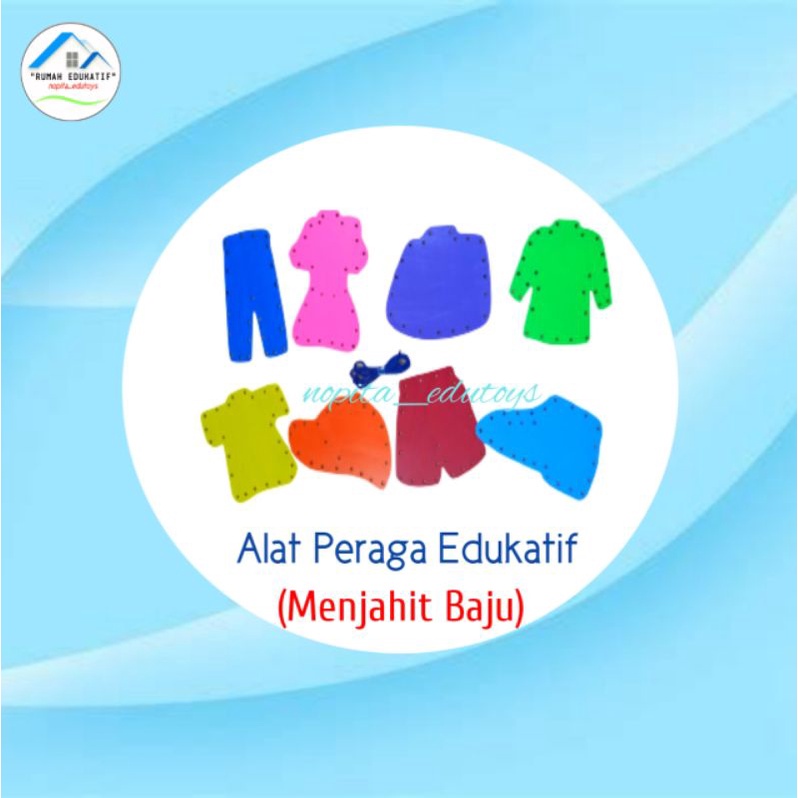 Mainan Edukatif Anak - Menjahit Baju
