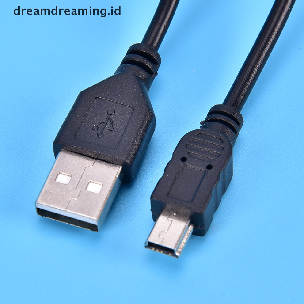 (dreamdreaming.id) Kabel Data / Charger MINI USB Tipe A Ke 5 Pin B Panjang 1m