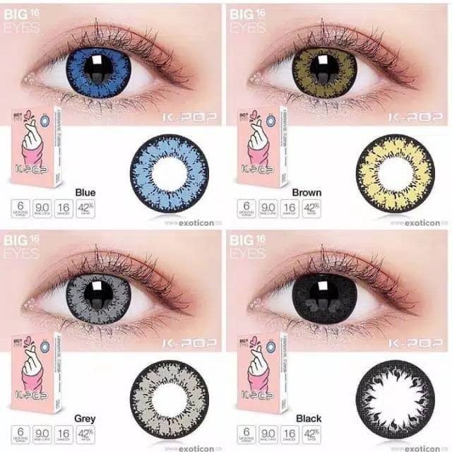 Softlens KPOP BLACK/BROWN/GRAY/BLUE