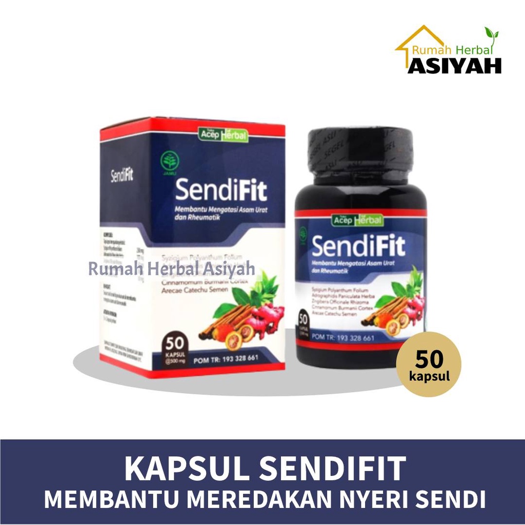 Obat SENDIFIT - Obat Herbal Asam Urat Nyeri Sendi Reumatik Kronis