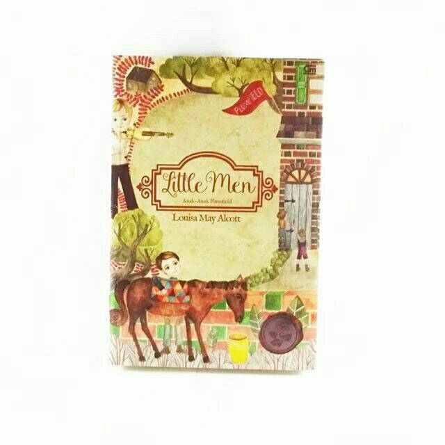 Louisa May Alcott - Little Men edisi cap bunga merah