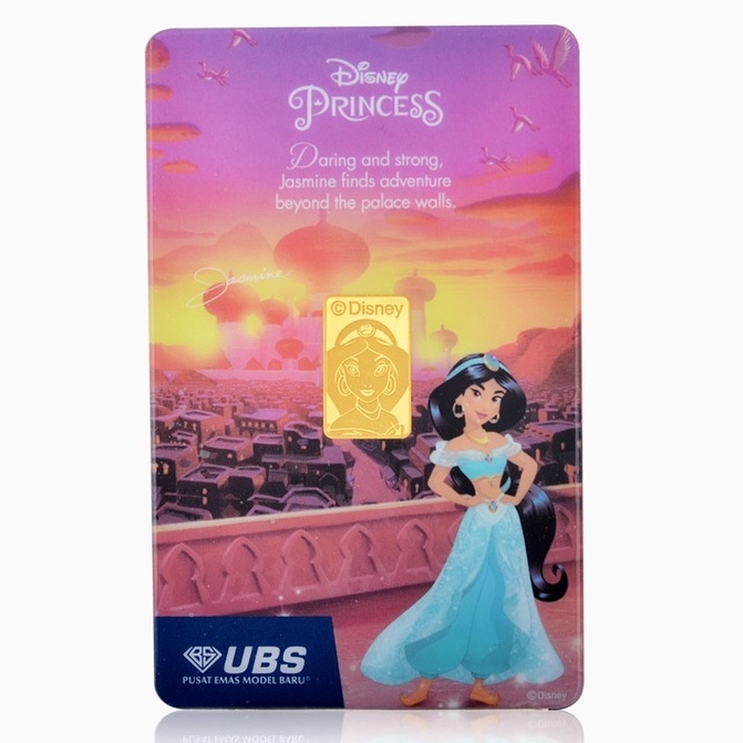 DISNEY PRINCESS JASMINE UBS GOLD