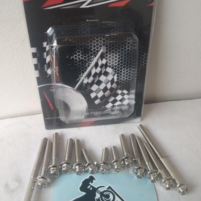 Baut Mur Pengencang Baut Probolt Cvt Vario 125 150 Chrom