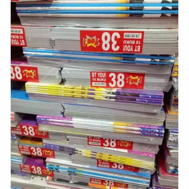 

Buku tulis BT you isi 38 kiky