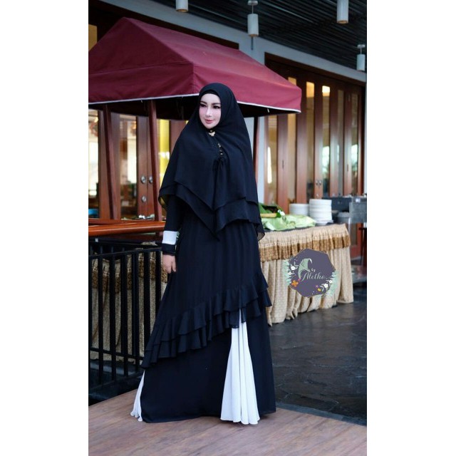 MP KHADIJAH GAMIS HITAM GAMIS TAKZIAH GAMIS PENGAJIAN