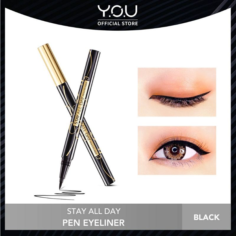 YOU(Y.O.U)PEN EYELINER STAY ALL DAY (EYELINER PENCIL)