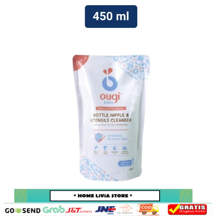 Ougi Baby Bottle Cleanser Refill 450 mL