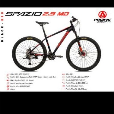 Sepeda Gunung MTB Pacific Spazio 2.9 MD 27,5inch