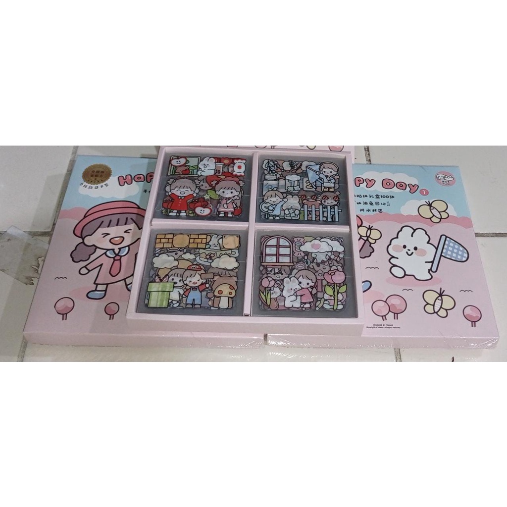 

BARU!!!Stiker Botol Minum / Stiker Waterproof 2D / Bening