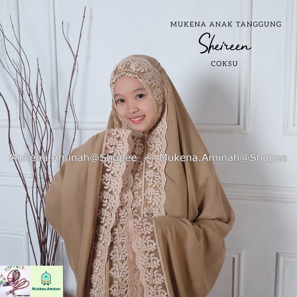 MUKENA ANAK TANGGUNG SHIREEN RENDA MEWAH PREMIUM