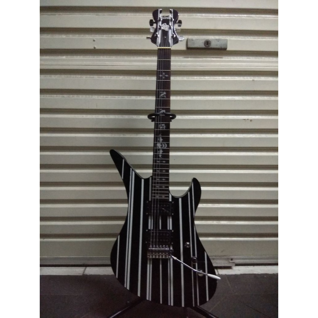 Gitar Elektrik Merk Shecter Synster Gates Diamond Series Black Murah Jakarta Bonus Tas dan Kabel