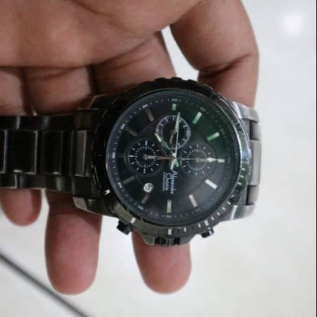 Preloved Jam Pria Alexandre Christie 6141MC Jam Bekas Pria