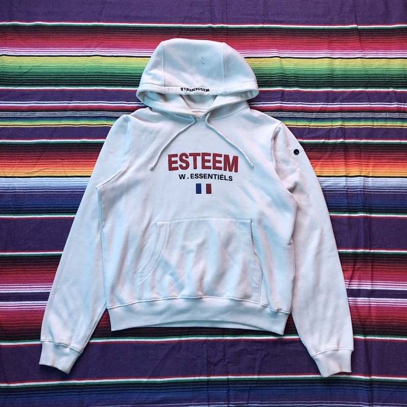 W.Essentiéls hoodie ESTEEM white / jaket w essentiels esteem putih