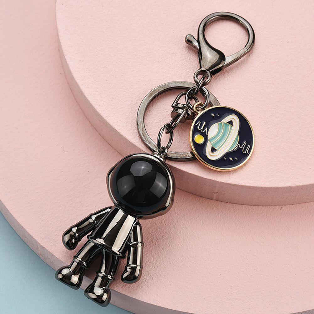 Mxbeauty Gantungan Kunci Astronot Fashion Retro Aksesoris Astronot Semesta Perhiasan Planet Key Chain