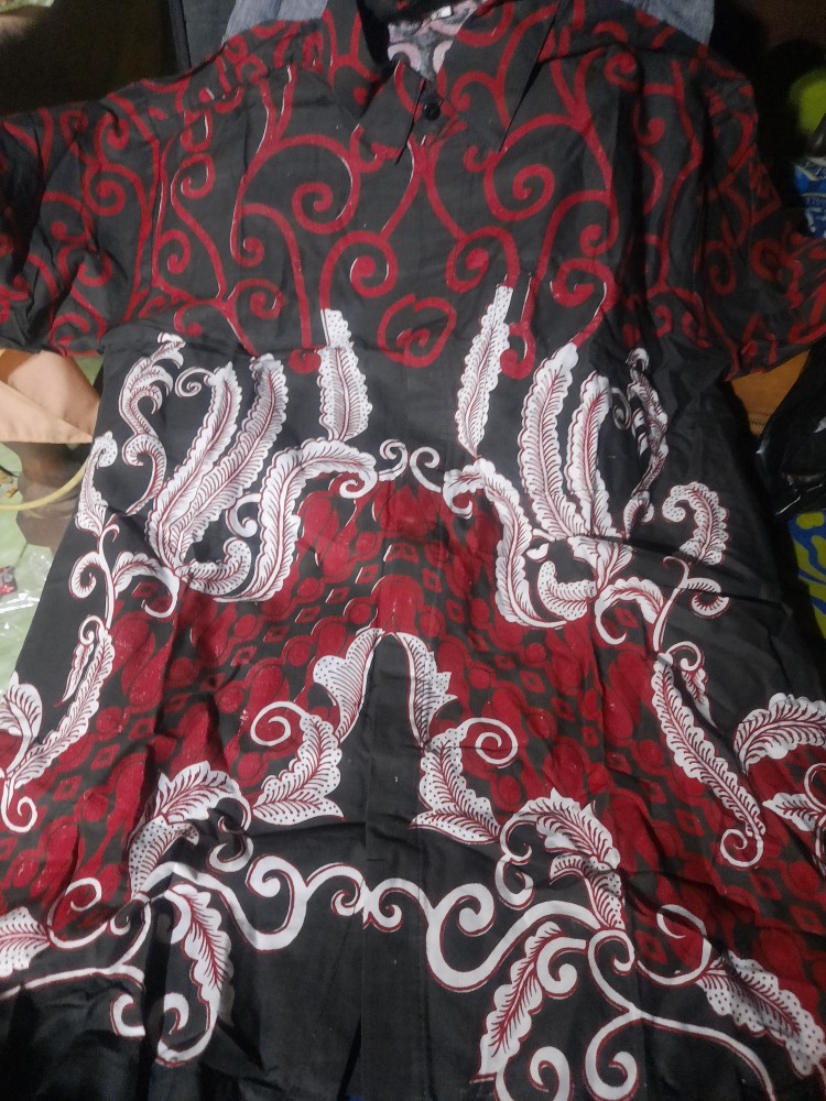 Size M L Xl Xxl Bswart Batik Hrb026 Kenongo Hem Pendek Padi Pekalongan M L Xl Batik Pria Murahl
