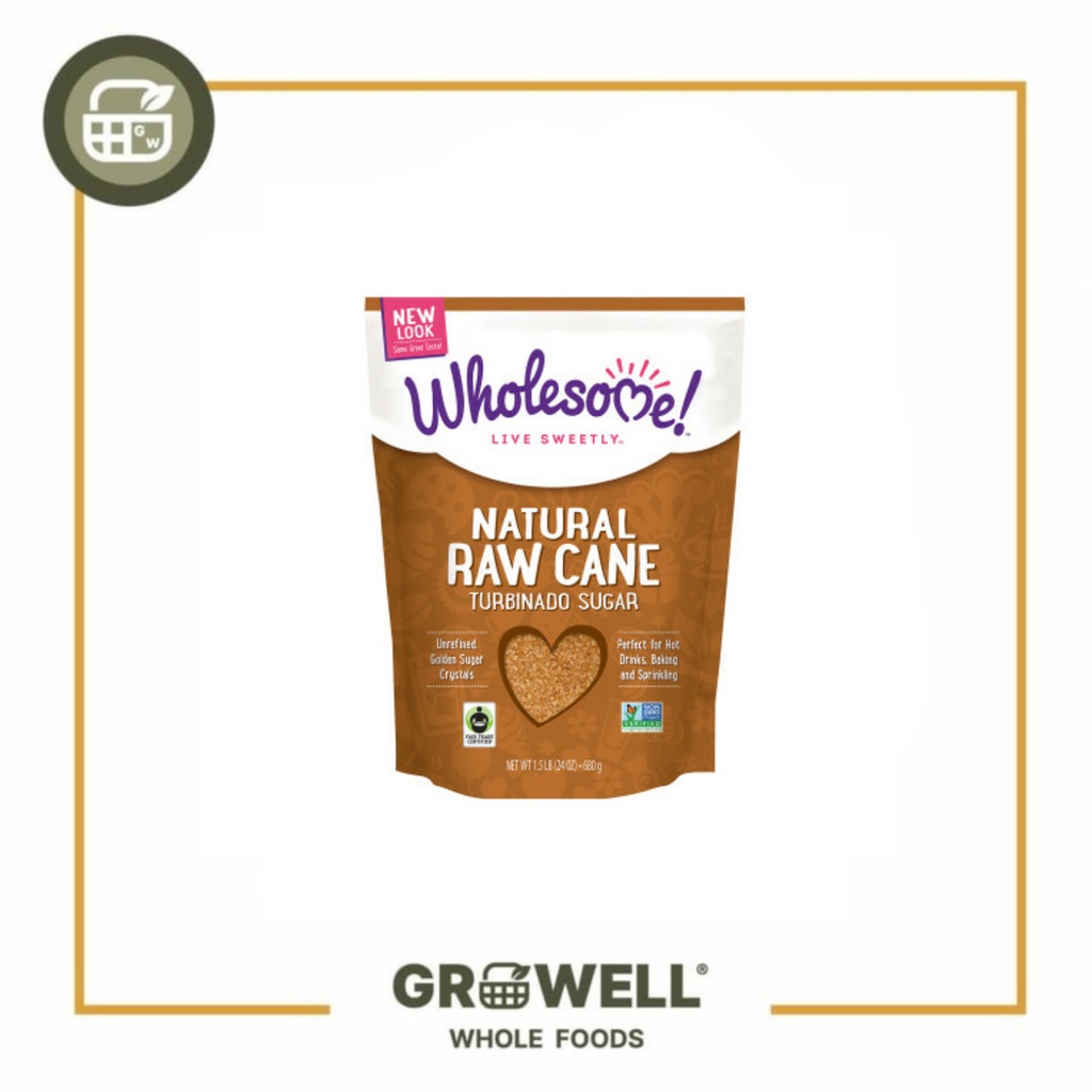 

WHOLESOME SWEETENERS NATURAL RAW CANE TURBINADO SUGAR