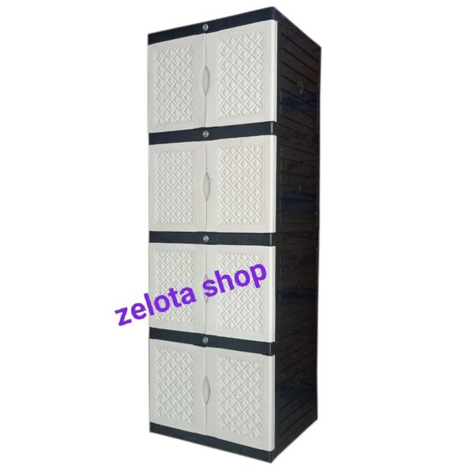 =+=+=+] lemari plastik aquose mini susun 4