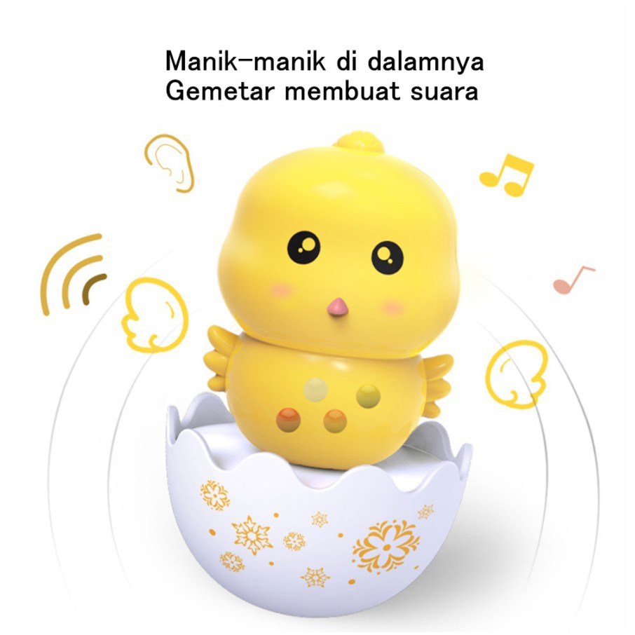 Mainan Boneka Tumbler Bentuk Animals Untuk Bayi Laki-Laki Dan Perempuan