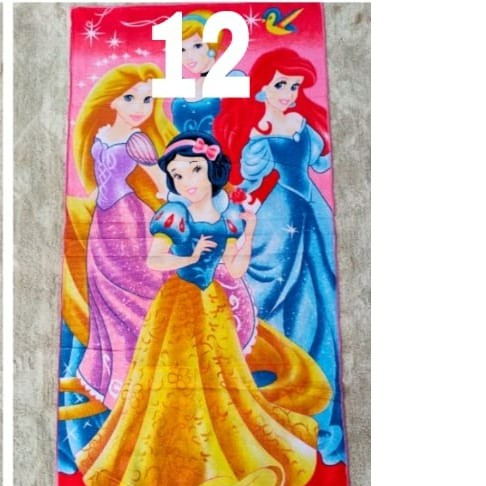 Promo Handuk Karakter Anak 70x140 Daya Serap Tinggi-12 Princess