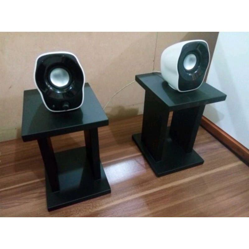 Stand Speaker Dudukan Speaker Tatakan Speaker Speaker Stand Kayu JatiBelanda