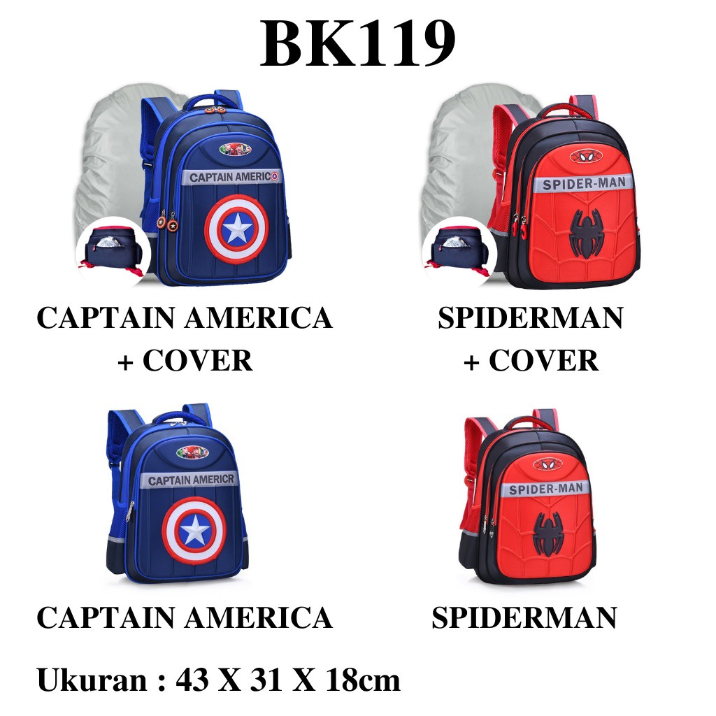 GOKIDO - BK119 TAS SEKOLAH TAS RANSEL ANAK TAS ANAK TAS SEKOLAH ANAK TAS ANAK TK TAS RANSEL SEKOLAH