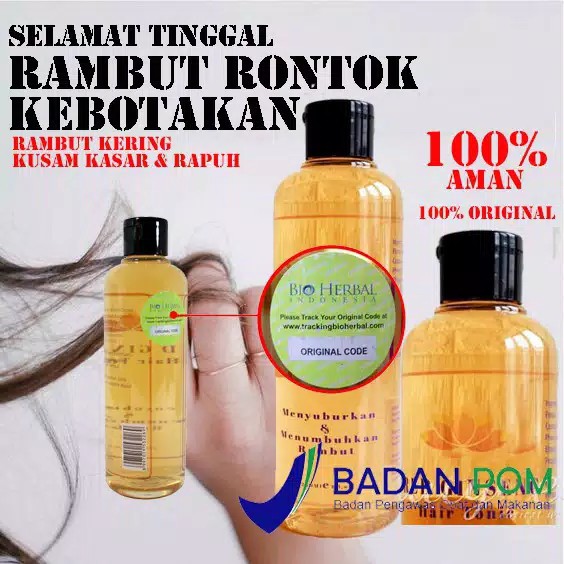 [ BPOM ] Penumbuh Rambut Rontok Botak Kering Kusam Rapuh Red Ginseng Hair Tonic Murah ORIGINAL