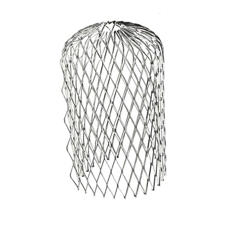 Roof Gutter Guard Downspout Filter Preventing Leaf  Moss Debris Branches Clogging