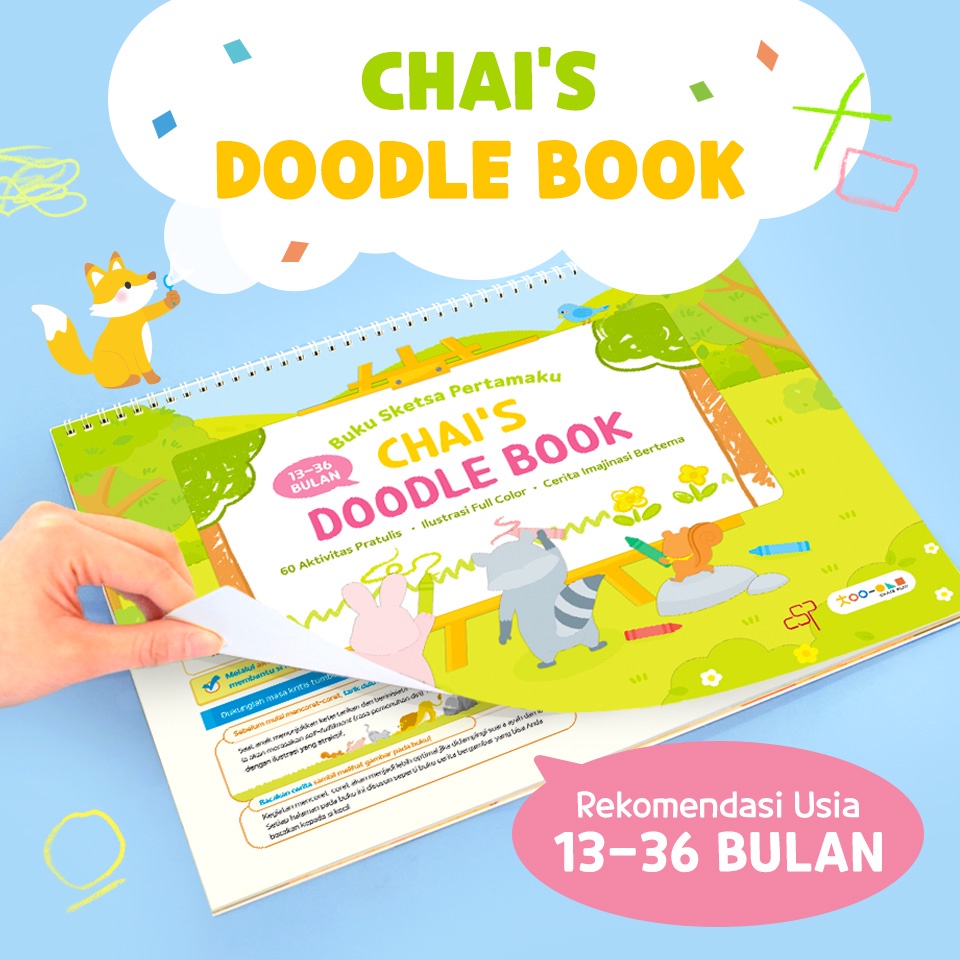 

CHAI'S DOODLE BOOK: Buku Sketsa Pertamaku