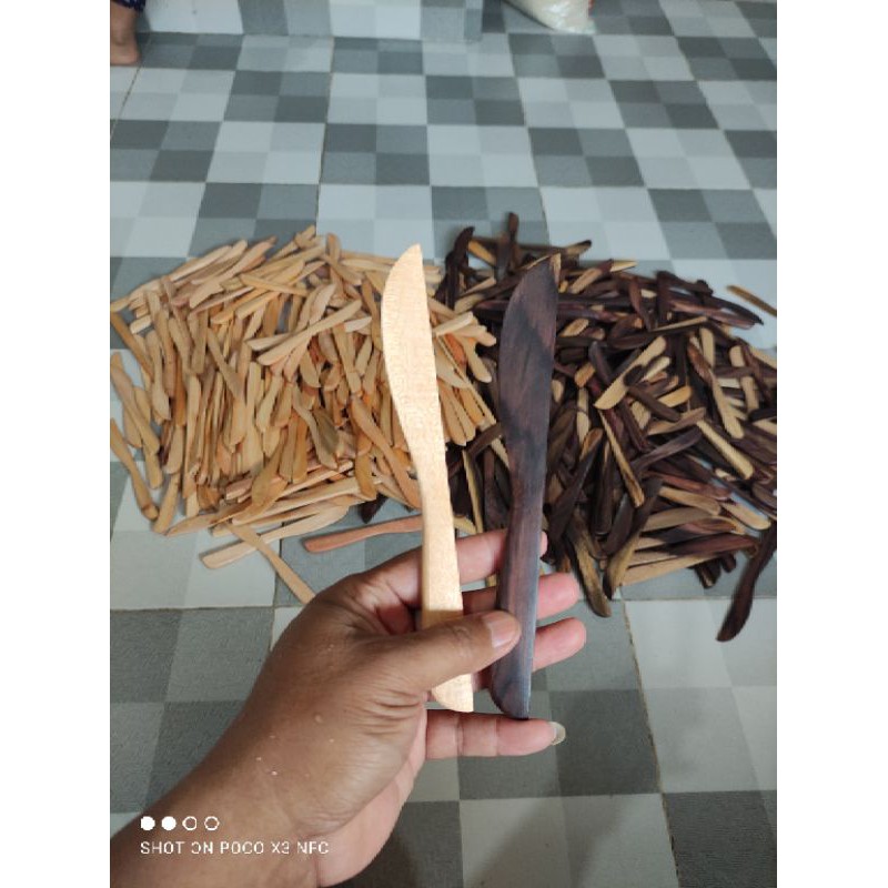 Pisau Kayu / Pisau Roti / Pisau Kayu Murah / Pisau Kayu Manoni &amp; Sonokeling