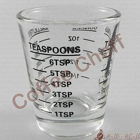 Open DS] GELAS UKURAN GELAS KOPI GELAS KACA CANGKIR JIGGER UKURAN