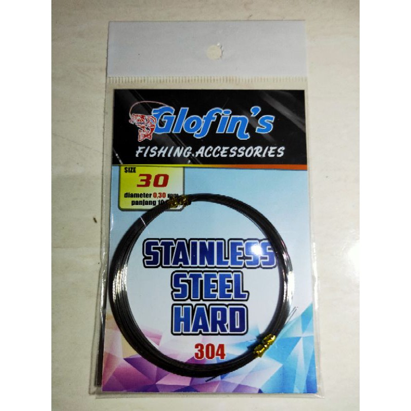 Kawat Neklin Stainless steel Diameter 0,3mm panjang 10meter