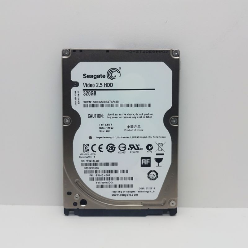 Hardisk 320GB Seagate Slim Sata 2,5&quot; Baru 0 Days HARDISK 320GB FOR LAPTOP NOTEBOOK PS