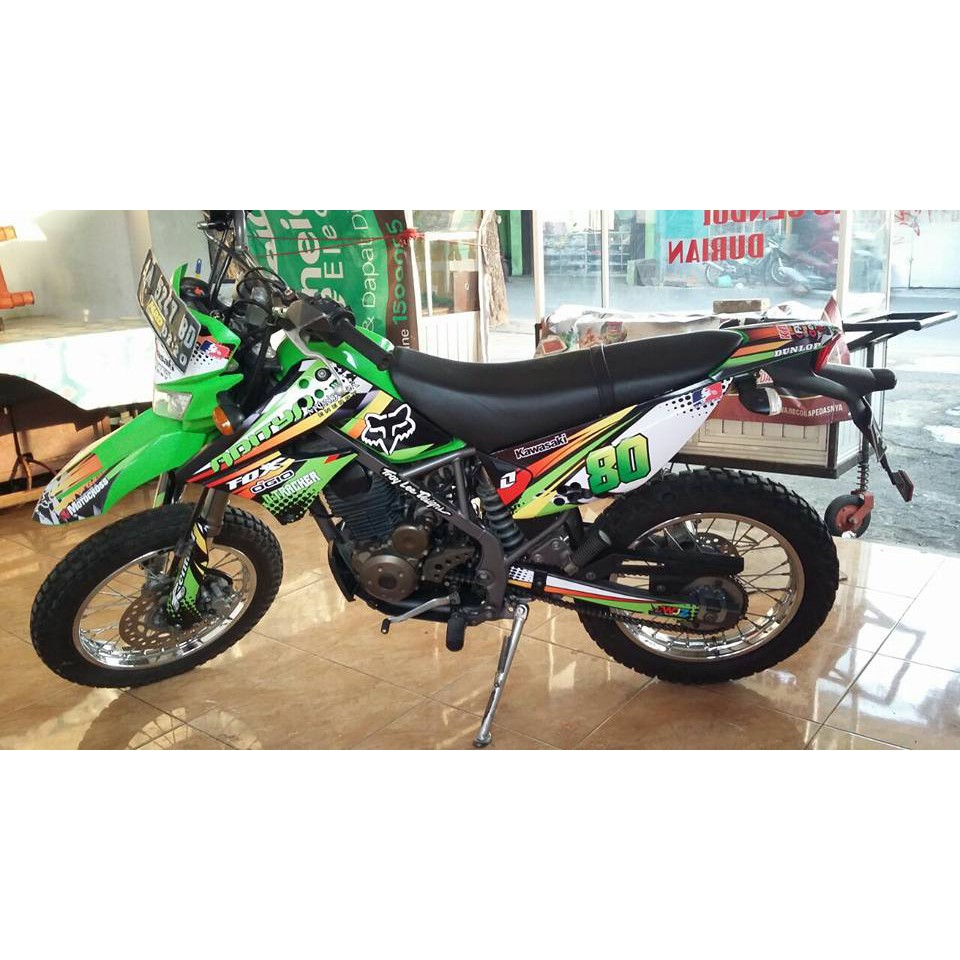 decal klx s 150 fox hijau