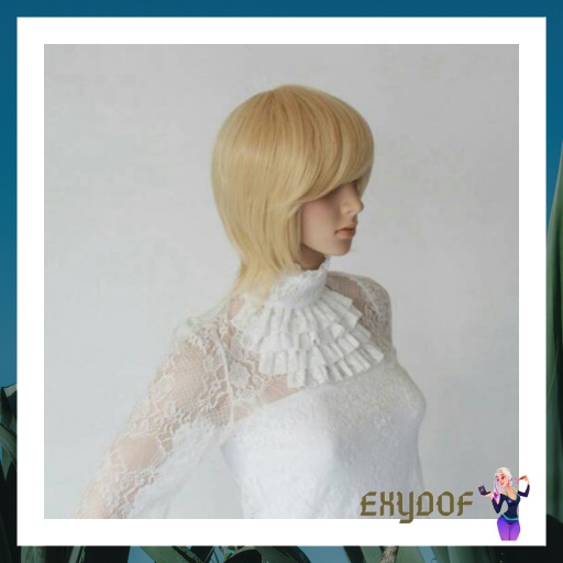 WIG PENDEK COWOK BLONDE CEWEK PIRANG HALUS PRIA TERBARU