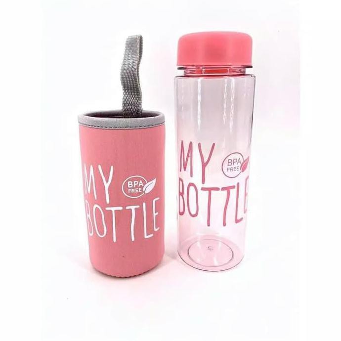 My Bottle Warna Botol Air Minum Infused Water 500ml + Pouch Busa