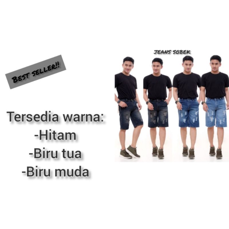 JEANS COWOK SOBEK/JEANS RIPPED COWOK/CELANA JEANS PREMIUM