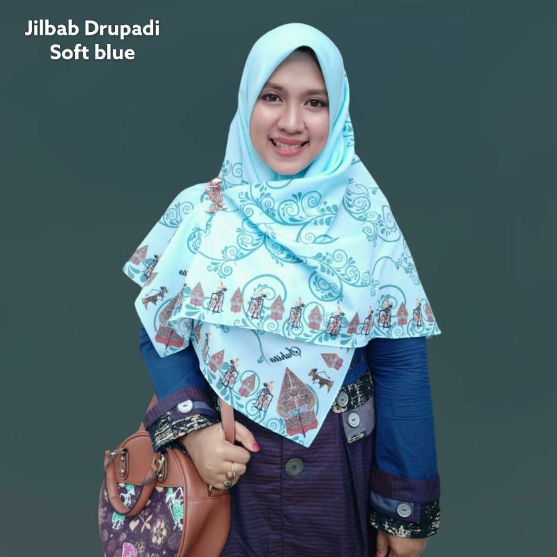 JILBAB WAYANG SUHITA DRUPADI/BIRU/BIRU ELEKTRIK/NAVY/RELAXA/SOFT BLUE