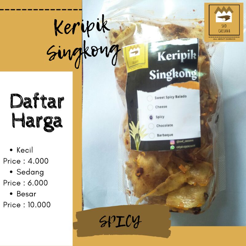 

Keripik Singkong SVD Cassava - Spicy
