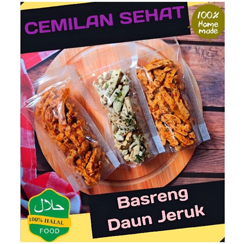 

Basreng Daun Jeruk Cemilan Bakso Goreng Pedas Modi Collection